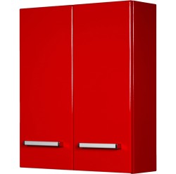 Szafka łazienkowa wisząca czerwona 60x72cm FOKUS [PRODUKT NIEDOSTĘPNY]