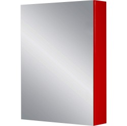 Szafka łazienkowa z lustrem czerwona 60x80cm FOKUS [PRODUKT NIEDOSTĘPNY]