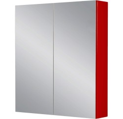 Szafka łazienkowa z lustrem czerwona 70x80cm FOKUS [PRODUKT NIEDOSTĘPNY]