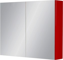Szafka łazienkowa z lustrem czerwona 80x65cm FOKUS [PRODUKT NIEDOSTĘPNY]