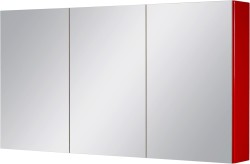 Szafka łazienkowa z lustrem czerwona 120x65cm FOKUS [PRODUKT NIEDOSTĘPNY]