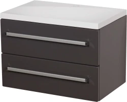 Szafka łazienkowa szara 60cm FOKUS z umywalką [PRODUKT NIEDOSTĘPNY]