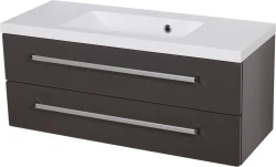 Szafka łazienkowa szara 100cm FOKUS z umywalką [PRODUKT NIEDOSTĘPNY]