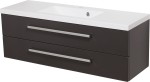 Szafka łazienkowa szara 120cm FOKUS z umywalką [PRODUKT NIEDOSTĘPNY]