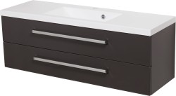 Szafka łazienkowa szara 120cm FOKUS z umywalką [PRODUKT NIEDOSTĘPNY]