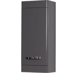 Szafka łazienkowa wisząca szara 30x72cm LISSA [PRODUKT NIEDOSTĘPNY]
