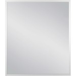 Lustro łazienkowe w srebrnej ramie aluminiowej 70x80cm
