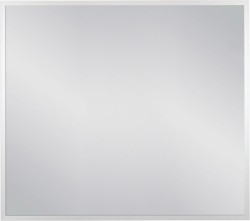 Lustro łazienkowe w srebrnej ramie aluminiowej 90x80cm