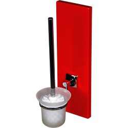 Szczotka wc na płycie czerwona FOKUS [PRODUKT NIEDOSTĘPNY]