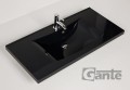 Umywalka czarna 100 cm LUCY-1000C
