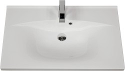 Umywalka dolomitowa JONA-800C biała