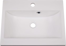 Umywalka dolomitowa SOMA-500 biała