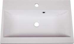 Umywalka dolomitowa SOMA-600 biała