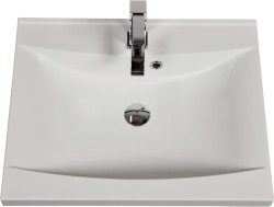 Umywalka dolomitowa LUCY-600C biała