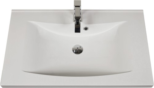 Umywalka dolomitowa LUCY-800C biała