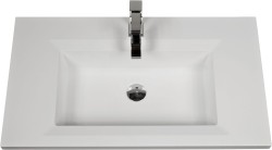 Umywalka dolomitowa MEWA-810C biała