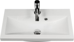 Umywalka dolomitowa TIPI-600/310 biała [PRODUKT NIEDOSTĘPNY]