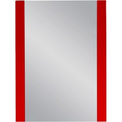 Lustro łazienkowe czerwone 60x80cm FOKUS [PRODUKT NIEDOSTĘPNY]