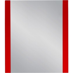 Lustro łazienkowe czerwone 70x80cm FOKUS [PRODUKT NIEDOSTĘPNY]