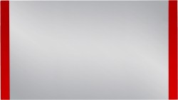 Lustro łazienkowe czerwone 120x65cm FOKUS [PRODUKT NIEDOSTĘPNY]