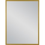 Lustro łazienkowe w złotej ramie aluminiowej 60x80cm