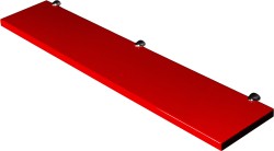 Półka łazienkowa czerwona 80cm FOKUS [PRODUKT NIEDOSTĘPNY]