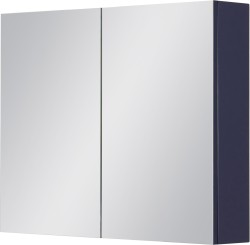 Szafka łazienkowa z lustrem granatowa 80x65cm BELLI GOLD