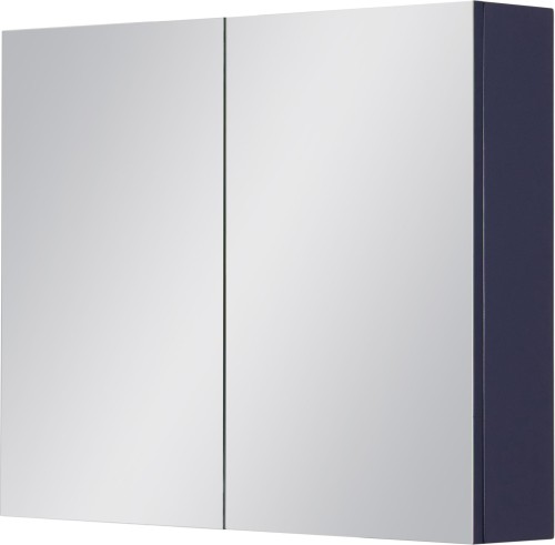 Szafka łazienkowa z lustrem granatowa 80 cm Belli Gold BEL-GN-WL80/65.