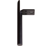 Noga stalowa czarna z podporą 15N180N