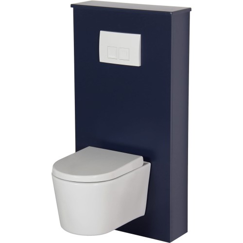 Gotowa zabudowa stelaża wc granatowa Belli Gold BEL-GN-GE60/120.