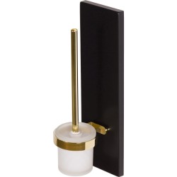 Szczotka wc złota na czarnej płycie BELLI GOLD [PRODUKT NIEDOSTĘPNY]