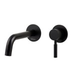 Bateria umywalkowa Kohlman Roxin Black QW180RB czarna podtynkowa