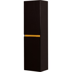 Regał łazienkowy czarny 40x143,5cm DIAMOND GOLD