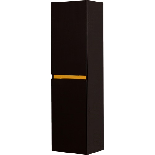 Regał łazienkowy czarny ze złotą wstawką Diamond Gold DMDG-C-RW.