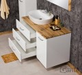 Umywalka ceramiczna ELEGANCE-60 z szafką łazienkową Gante Magnum.
