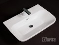 Umywalka ceramiczna biała DROP SLIM 65