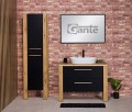 Umywalka ceramiczna ELEGANCE-60 z meblami loftowymi do łazienki Gante Cortez.