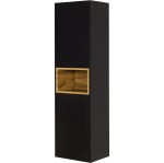 Regał łazienkowy czarny loft 40x143,5cm SPACE