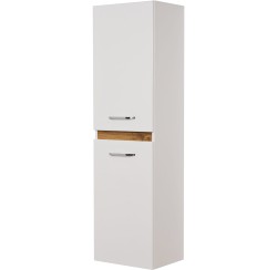 Regał łazienkowy biały 40x143,5 cm MAGNUM