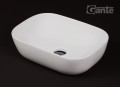 Umywalka ceramiczna biała 46 cm PREMIUM 46