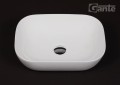 Biała umywalka ceramiczna PREMIUM 46 biała