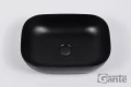 Czarna umywalka ceramiczna PREMIUM 46