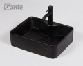 Umywalka ceramiczna BRENDO 470 czarna matowa