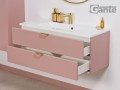 Różowa szafka z umywalką 100 cm Magnolia MGL-M-U100/39/2.