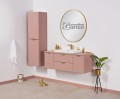 Meble łazienkowe pudrowy róż - kolekcja Magnolia.
