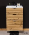 Szafka z umywalką dąb naturalny Victa 50 cm