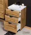Szafka z trzema szufladami 50 cm dąb naturalny Victa