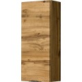 Szafka łazienkowa wisząca dąb naturalny 30x72 cm VICTA
