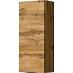 Szafka łazienkowa wisząca dąb naturalny 30 x 72 cm VICTA