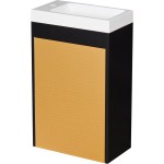 Szafka łazienkowa złota 40 cm z umywalką białą CLER GOLD